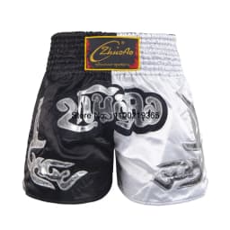 Muay Thai Shorts 2025 New Kick Boxing Shorts Men Women Kids Retro Martial Arts Thaiboxing Kickboxing Cage Fighting Workout Pants