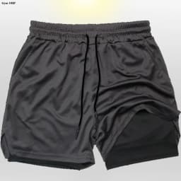 Men's Sports Shorts With Solid Color High Elasticity Breathable Sweat Absorption Heat Dissipation Running Bodybuilding Leggings