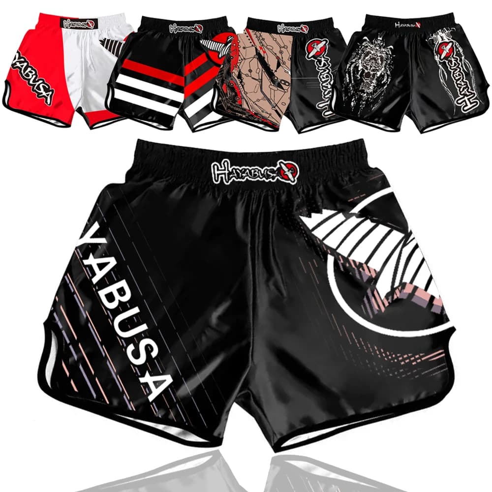 Boxing Training Shorts Breathable Fighting Boxing Fighting Sanda Martial Arts Hall Muay MMA Thai Coach Running Fitness Shorts