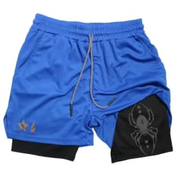 Anime Hunter X Hunter Performance Shorts Men 2-in-1 Running Compression Shorts Training Sport Gym Quick Dry Shorts with Pockets