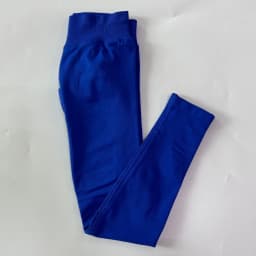 No Logo Gym Leggings Women Seamless Yoga Pants High Waist Low Ribbed Band Fitness Leggings Fitness Sweat Wicking Workout Tights