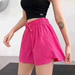 Summer Women's High Running Yoga Shorts Control Running Shorts 2 in 1 Leisure Short Pants Cycling Shorts Sports Shorts