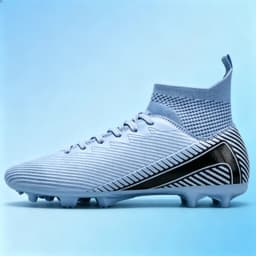 All-weather Adult AG FG Soccer Cleats Blend PU Fabric Hard-wearing TPU Outsole Strong Grip For All Seasons Natural Grass Sports