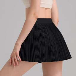 Women Pleated Sports Tennis Skirts Runniing High Waist Yoga Fitness Short Skirt Gym Golf Loose Mini Skirt With Pockets