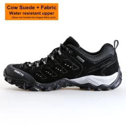 HUMTTO Waterproof Shoes for Men Hiking Shoes Leather Mens Sports Luxury Designer Outdoor Climbing Trekking Walking Sneakers Man