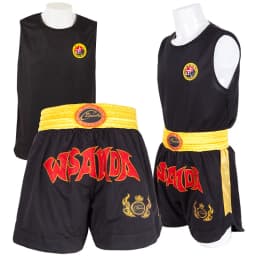 Muay Thai Shorts MMA T Shirt Kungfu Wushu Clothing Martial Arts Sanda Rashguard Boxing Pants Men Women Kids Performance Costume