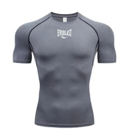 Sportswear Sweatshirts for Men's Running Compression T-Shirt Short Sleeve Gym Casual Workout Fitness Jogging Fashion Tight Fit