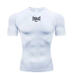 Sportswear Sweatshirts for Men's Running Compression T-Shirt Short Sleeve Gym Casual Workout Fitness Jogging Fashion Tight Fit