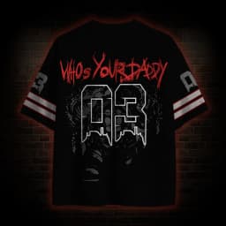 2026 New Movie Sports Fashion Adult and Children's Short Sleeve V-neck Street Eye Clothing Gothic Style Horror Fans Gift