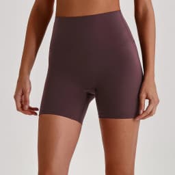 Buttery Soft Stretch Nylon Yoga Biker Shorts No Front Seam High Waist Y-shape Butt Lifting Sport Workout Gym Shorts For Women