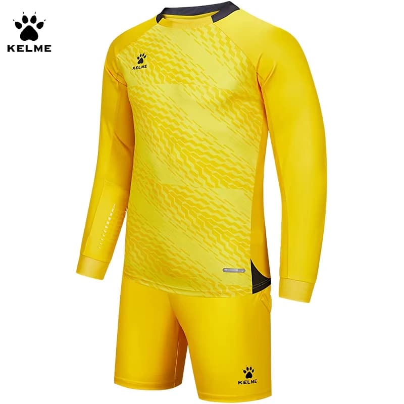 Kelme Goalkeeper Goalkeeper Goalkeeper Clothing Set Football Equipment Long Sleeve Football Clothing Adult Running Clothing