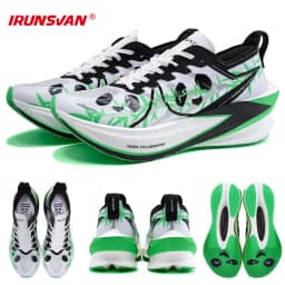 IRUNSVAN T800 Carbon Plate Sports Shoes Professional Marathon Racing Running Shoes for Man Cushioning Trainers Outdoor Athletic