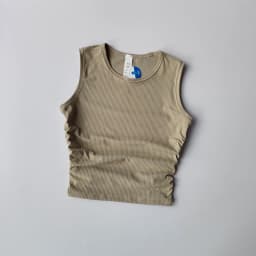 Summer Nude Yoga Racerback Female Fold Slim Fit Sports Running and Fitness Outwear Crop Top Bras Vest Shirt Quick Dry Clothing