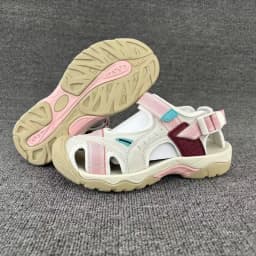 2026 Girls' Shoes Women's Summer Outdoor Anti Slip Soft Sole River Tracing Sports Flat Bottom Beach Shoes Students' Sandals