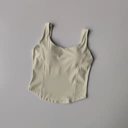 High Strength Back Fitness Tank Top Women's Running Shockproof Sports Bra High Elastic Gathering Nude Yoga Bra for External Wear