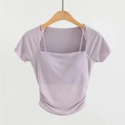 Women's Padded Yoga Shirts Short Sleeve Sports Crop Top Fitness Workout T-Shirt Sexy Cropped Running Tights Gym Clothing