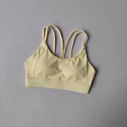 Solid Color Soft Cross Back Women Fitness Bra Tights Yoga Vest Shockproof Gym Sports Top Push Up With Pad Adjust Sports Bra