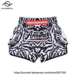 Muay Thai Shorts for Men Women Breathable MMA Fight Training Shorts Quick-Dry Combat Sports Gear Skull Sublimated Boxing Shorts