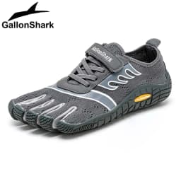 Mesh Five-Finger Athletic Shoes, Lightweight Design for Yoga, Functional Training & Indoor Adventures