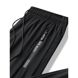 2 Pieces Men's Quick-drying Breathable Sweatpants High Elastic Nylon-Spandex Fabric Straight Gym Running Pants Man Trousers