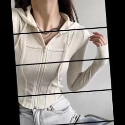Women Hooded Running Jackets Cycling Coat Yoga Clothing Jogging Shirt Tights Thin Outdoor Sports Clothes Sportswear