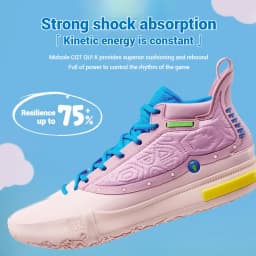 361 Degrees Joker 1 Men's Basketball Shoes High-top Breathable Shock-Absorbing Non-slip Wear-resistant Male Sneakers 672511104F