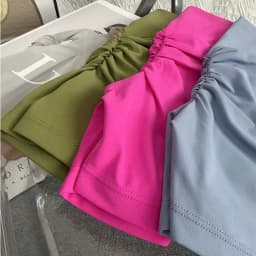 Solid Color High Waist Seamless Butt Lift Yoga Shorts Breathable Quick Drying Fitness Leggings Cycling Running Sports Shorts