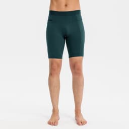Men's Tight Stretch Fitness Shorts Zip Pocket PRO Stretch Sweat Dry Running Trousers Riding Trousers Running Trousers Beach Pant