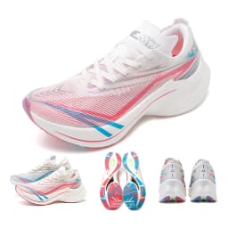 ONEMIX Nylon Carbon Fiber Running Shoes for Men Marathon Shoes Breathable Ultra Light Track Field Kilometer Race Running Sneaker