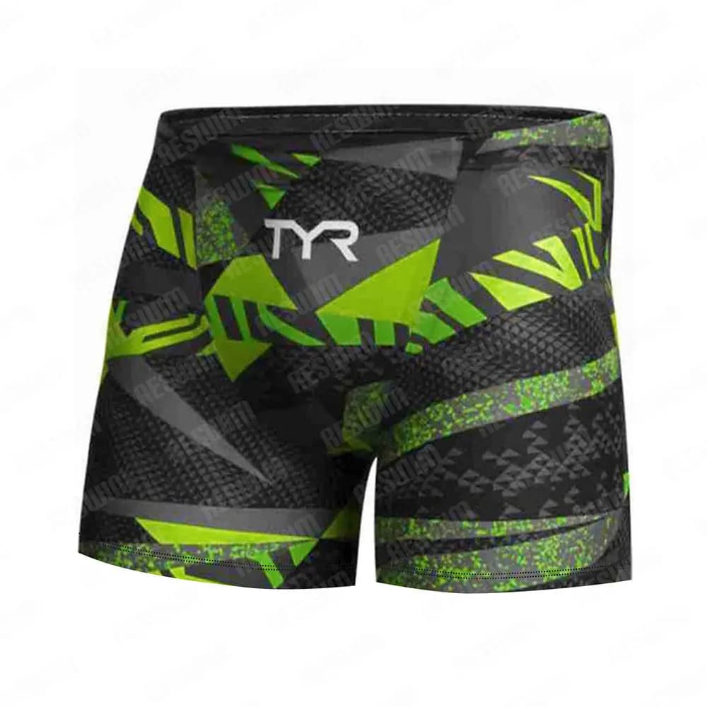 New Men's Swimming Trunks Swim Jammers Swimsuit Training Surf Tights Shorts For Male Swim Trunks Swimwear Quick Dry Bathing Suit