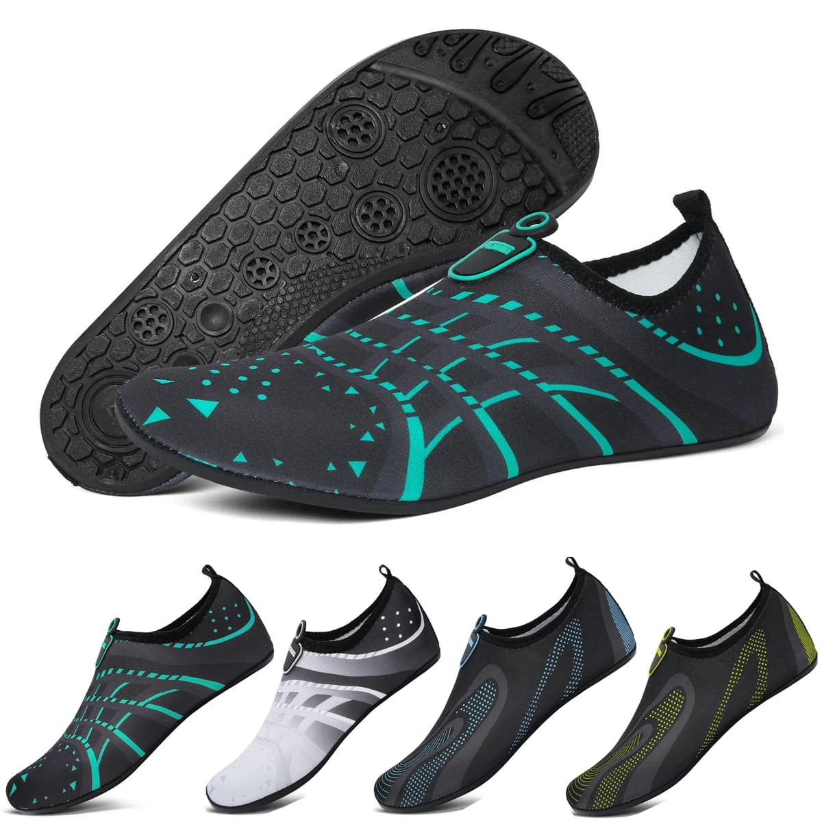 Diving Shoes Women Aqua Shoes Men Beach Swimming Water Sport Socks Barefoot Sneaker Fitness Dance Swim Surfing Snorkeling Shoe