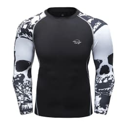 Long Sleeve Men Boxing MMA Rashguard T-shirts Sportswear MMA Compression Sport Tops Kickboxing Jerseys Fitness Bjj Gi Clothing