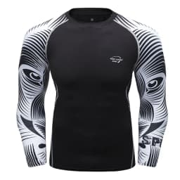 Long Sleeve Men Boxing MMA Rashguard T-shirts Sportswear MMA Compression Sport Tops Kickboxing Jerseys Fitness Bjj Gi Clothing