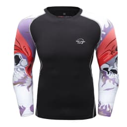Long Sleeve Men Boxing MMA Rashguard T-shirts Sportswear MMA Compression Sport Tops Kickboxing Jerseys Fitness Bjj Gi Clothing