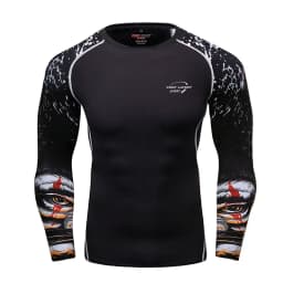 Long Sleeve Men Boxing MMA Rashguard T-shirts Sportswear MMA Compression Sport Tops Kickboxing Jerseys Fitness Bjj Gi Clothing