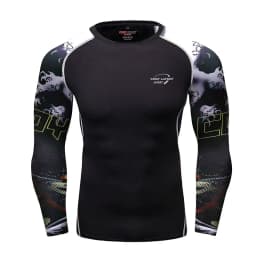 Long Sleeve Men Boxing MMA Rashguard T-shirts Sportswear MMA Compression Sport Tops Kickboxing Jerseys Fitness Bjj Gi Clothing