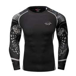 Long Sleeve Men Boxing MMA Rashguard T-shirts Sportswear MMA Compression Sport Tops Kickboxing Jerseys Fitness Bjj Gi Clothing