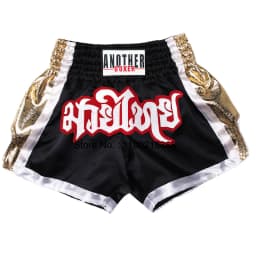 Muay Thai Fight Kickboxing Shorts Fitness Men Women Kids Boxing Shorts Embroidery Thailand Gym Training Black MMA Jujitsu Pants
