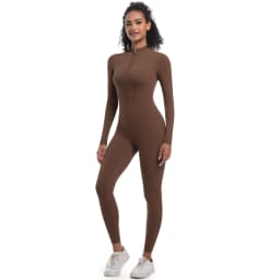 Women's Jumpsuit Women's Sports Shapewear Seamless Slim Fit Long Sleeve Sports Bodysuit Fitness Sports Bodysuit Yoga Suit