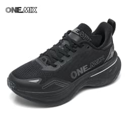 ONEMIX Men Bumper Max Cushion Running Shoes Lightweight Road Sneakers Shock Absorb Jogging Training Fitness Sports Shoes