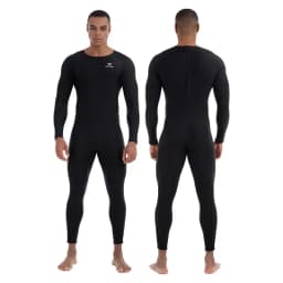 Men's Sharkskin Waterproof Bodysuit Long Sleeve Sun Protectio Wetsuits Diving Suit Black Jump Suit554