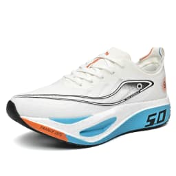 New Trendy Sports Running Shoes, Comfortable and Breathable Men's and Women's Sports Casual Shoes, Outdoor Large-sized Black 10