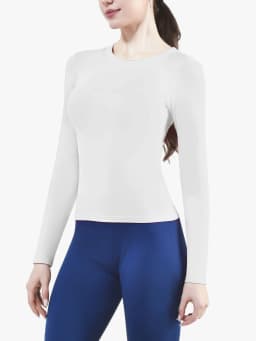 CZGUKE Women's Long Sleeve Fitness T-shirt Yoga Shirt Soft Sports Fitness Four Seasons Breathable Running Sports Slimming Top