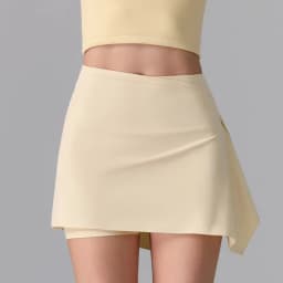 Women's 2-in-1 Anti-Sheer Sports Skort – Running Workout Tennis Badminton Pilates Yoga Shorts Skirt for Spring Summer Activewear