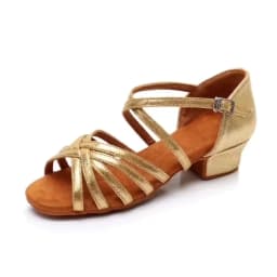 Dance Shoes for Girls and Women, Latin Ballroom Shoes, Modern Tango Dancing Performance Shoes, Salsa Sandals, 3.5 Cm Heel