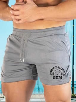 New Men's quick drying breathable printed sports shorts, fitness running shorts, outdoor training shorts, fitness shorts