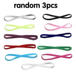 1/3/5/7pcs Thin Sport Headbands for Women and Men Non-slip Yoga Hair Band Elastic Sweatbands for Football,Basketball,Soccer