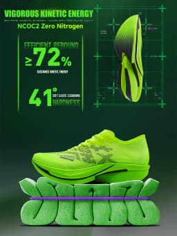 IRUNSVAN Professional Running Shoes Full Length Carbon Plate Marathon Casual Running Shoes for Men and Women 095