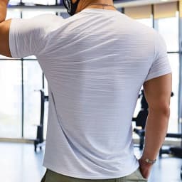 Muscle Training Compression T-shirt Man Running Dry Fit Tee Plain Color Plus Size Gym Men's T-shirts Sports Men Tops Sweatshirt