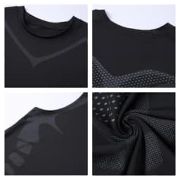 Sports Vest Men's Running Short-sleeved Quick-drying Sleeveless Ice Silk T-shirt Basketball Training Fitness Clothes Summer Thin